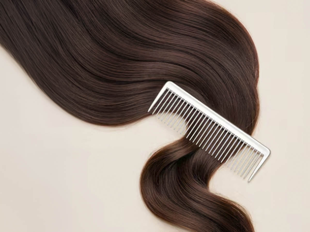 Cabelo longo com mega hair de visual leve, natural e elegante